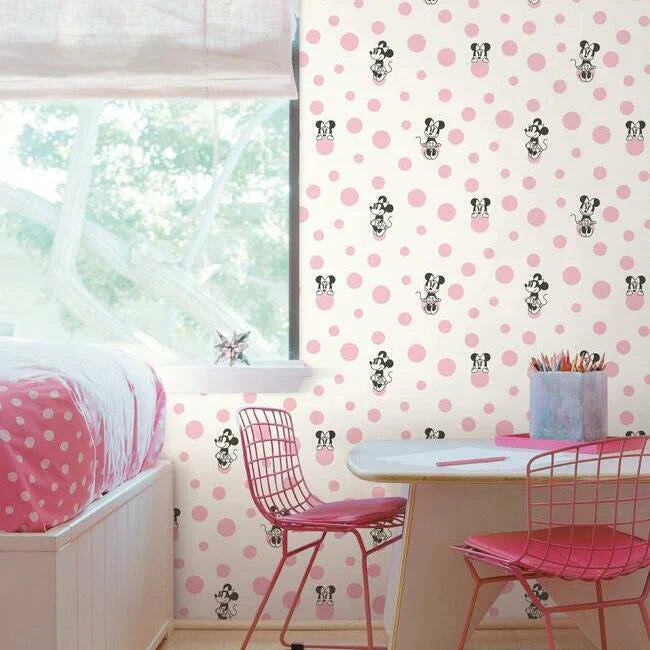 Minnie Dots Wallpaper by Disney Kids Vol. 4