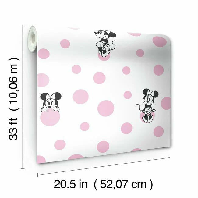 Minnie Dots Wallpaper by Disney Kids Vol. 4