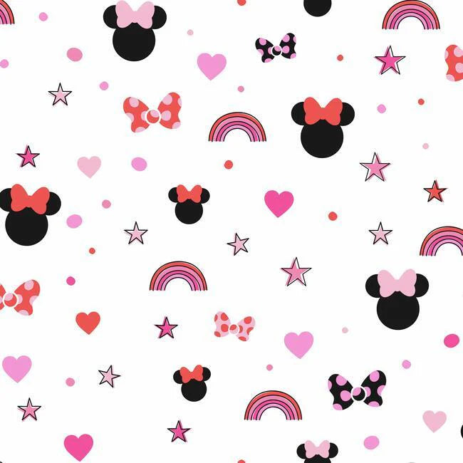 Disney Minnie Mouse Rainbow Wallpaper by Disney Kids Vol. 4