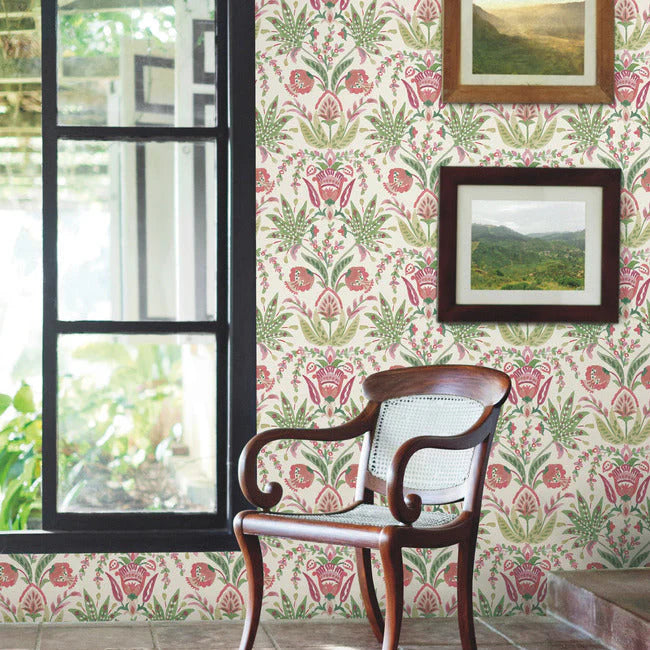 Seaside Jacobean Wallpaper by Mediterranean