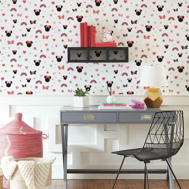 Disney Minnie Mouse Rainbow Wallpaper by Disney Kids Vol. 4