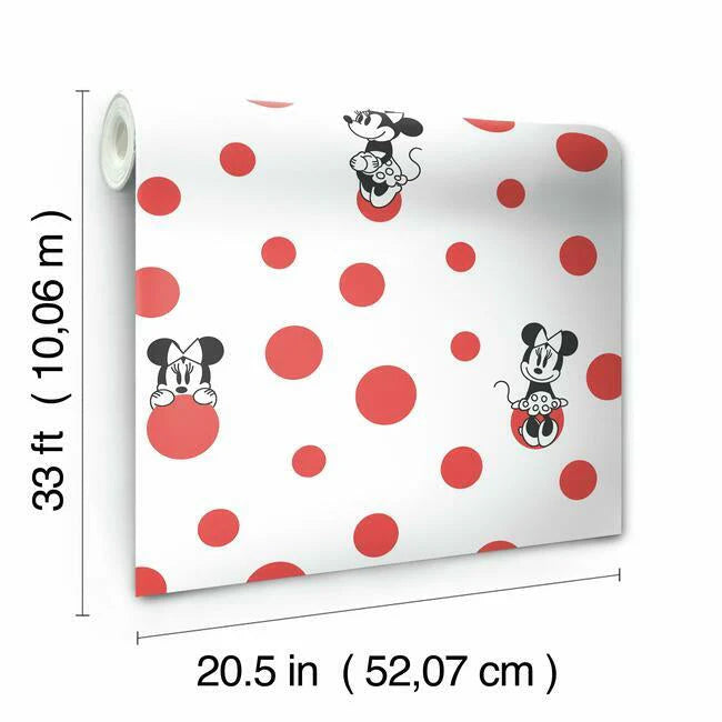 Disney Minnie Mouse Dots Wallpaper by Disney Kids Vol. 4