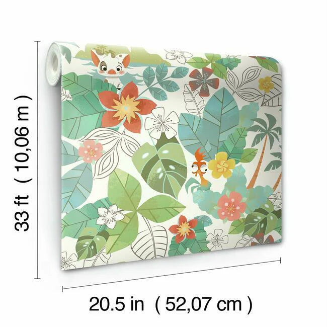 Disney Moana Jungle Wallpaper by Disney Kids Vol. 4