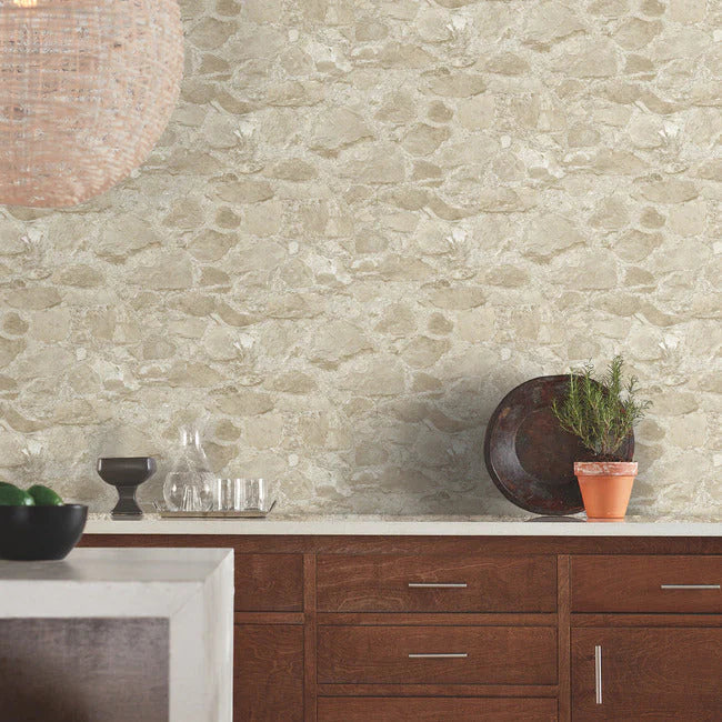 Field Stone Wallpaper by Mediterranean