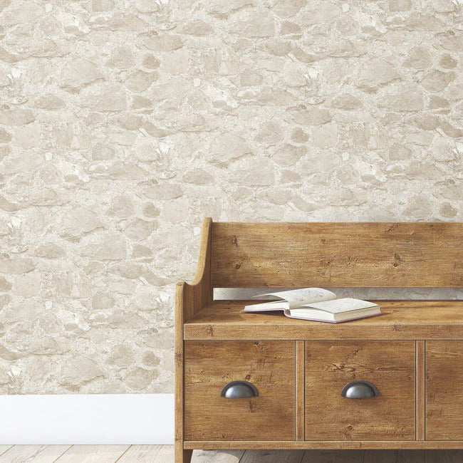 Field Stone Wallpaper by Mediterranean