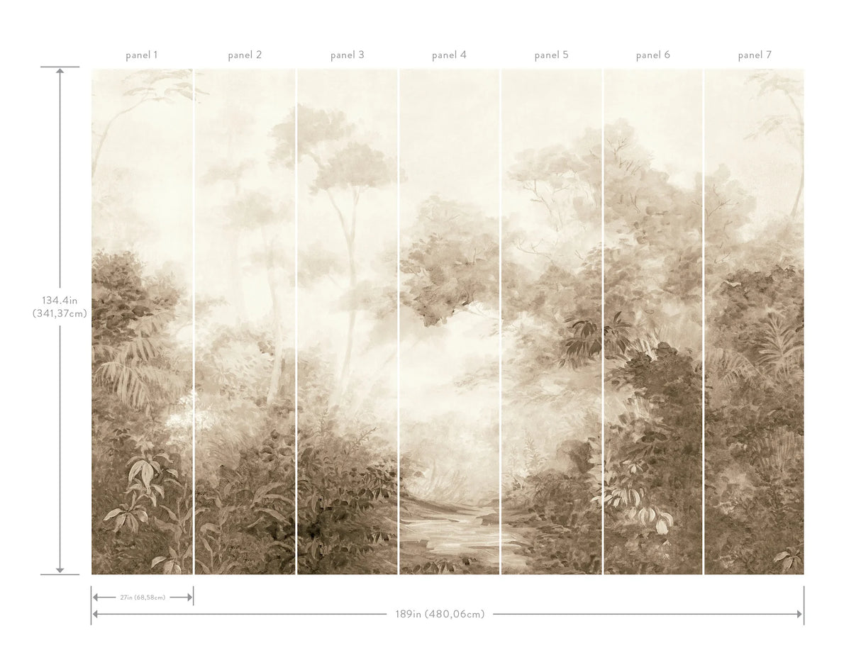 Woodlands Mural Wall Mural by Legacy