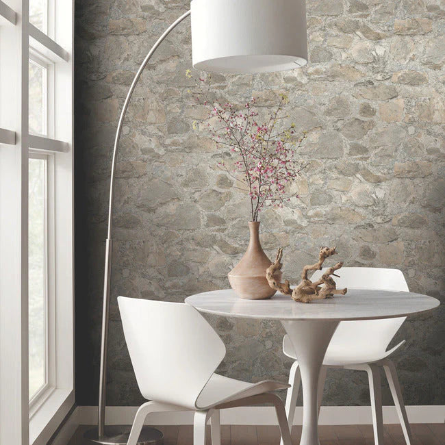 Field Stone Wallpaper by Mediterranean