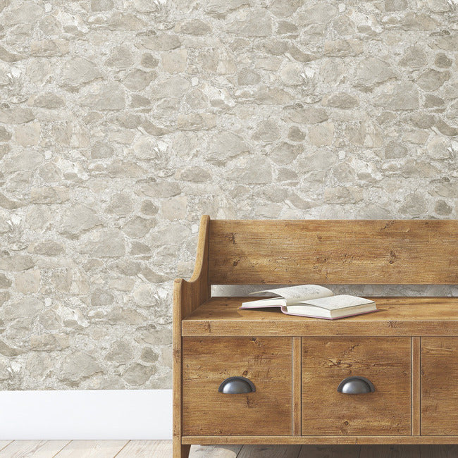 Field Stone Wallpaper by Mediterranean