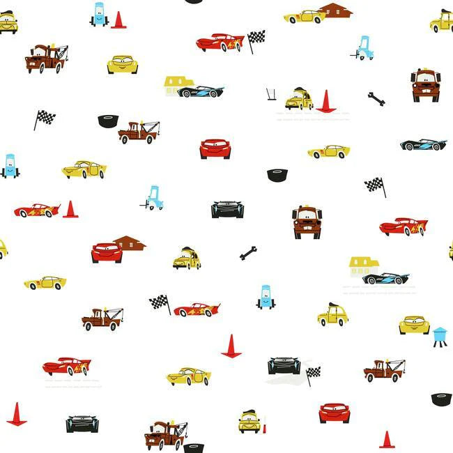 Disney and Pixar Cars Racing Spot Wallpaper by Disney Kids Vol. 4
