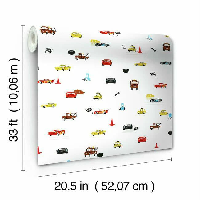 Disney and Pixar Cars Racing Spot Wallpaper by Disney Kids Vol. 4