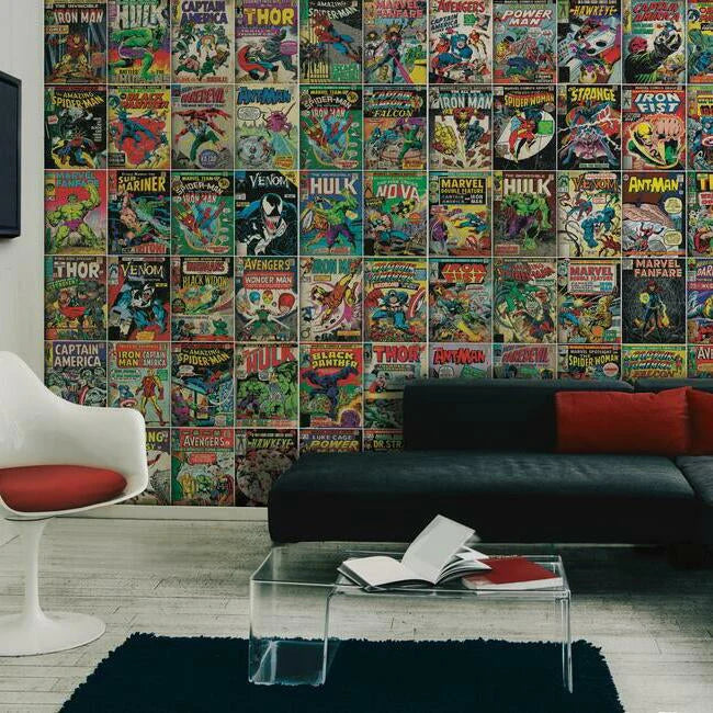 Marvel Comic Cover Wall Mural by Disney Kids Vol. 4