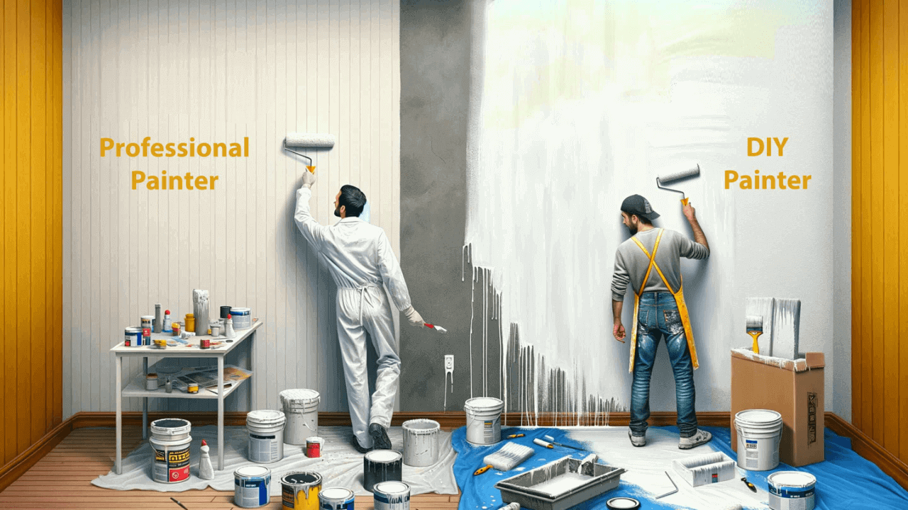 Benefits of Hiring a Professional Painter Compared to DIY