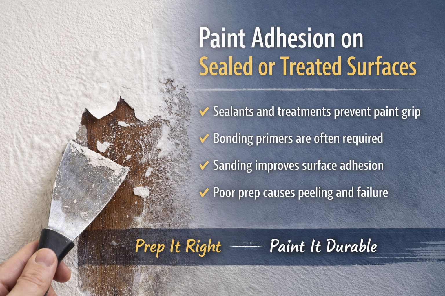 FAQs About Paint Adhesion on Previously Sealed or Treated Surfaces