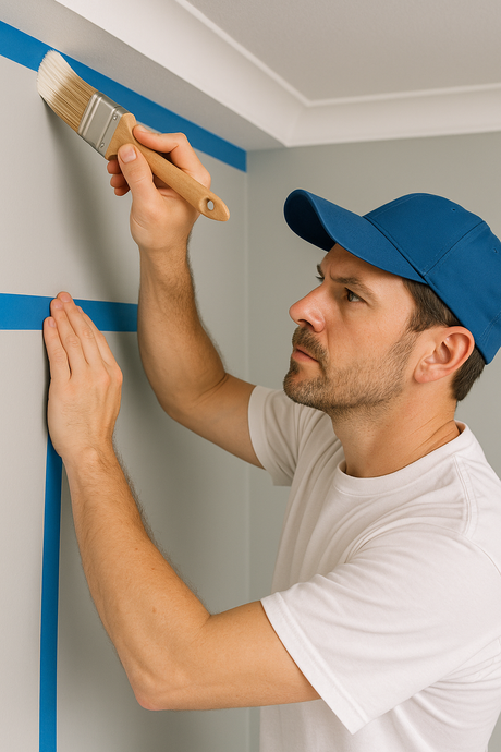 How Do Professional Painters Get Perfectly Straight Lines?