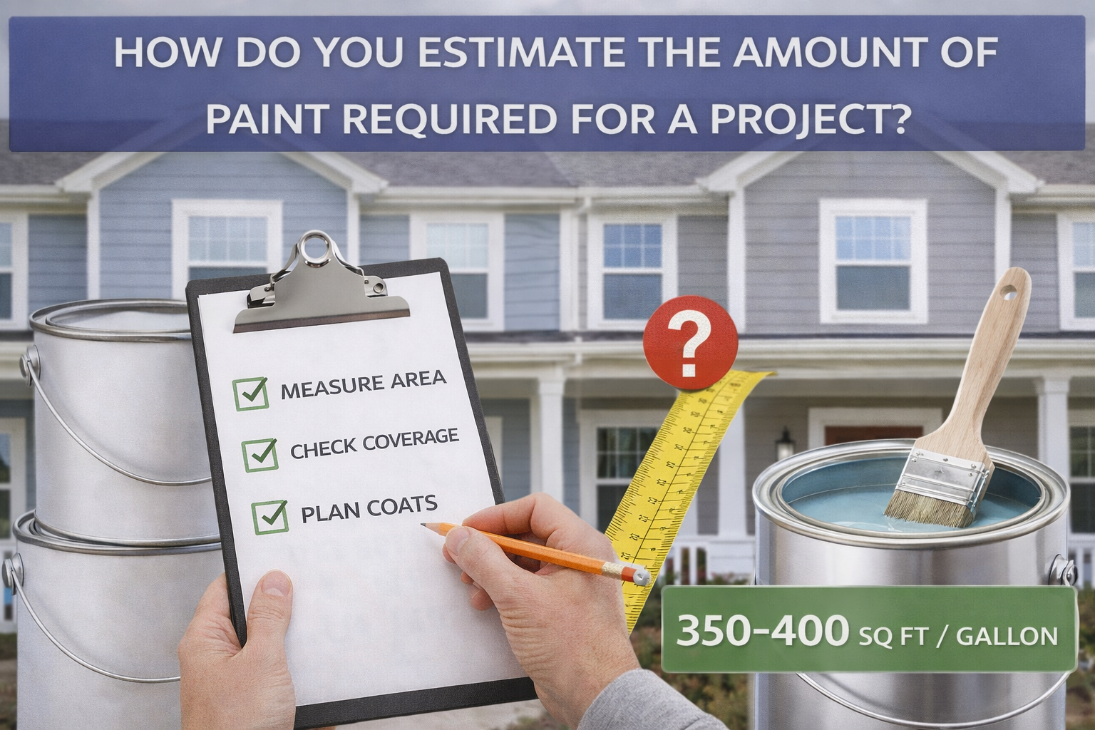 How Do You Estimate the Amount of Paint Required for a Project?