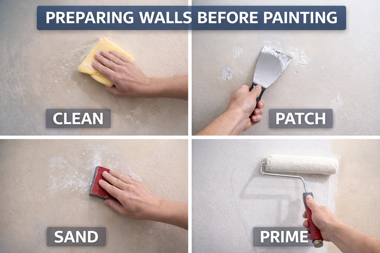 How Do You Prepare Walls Properly Before Painting?