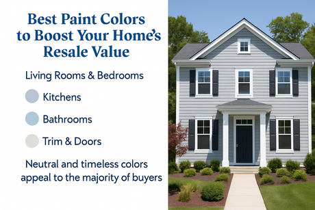 Best Paint Colors to Boost Your Home’s Resale Value