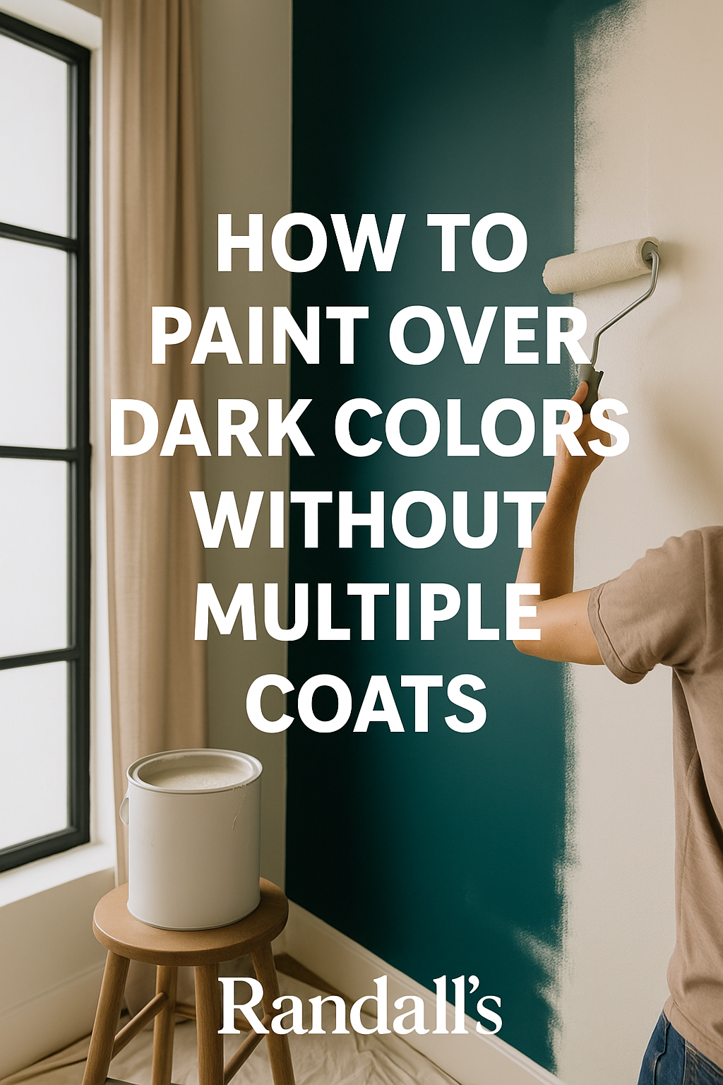 How to Paint Over Dark Colors Without Multiple Coats?