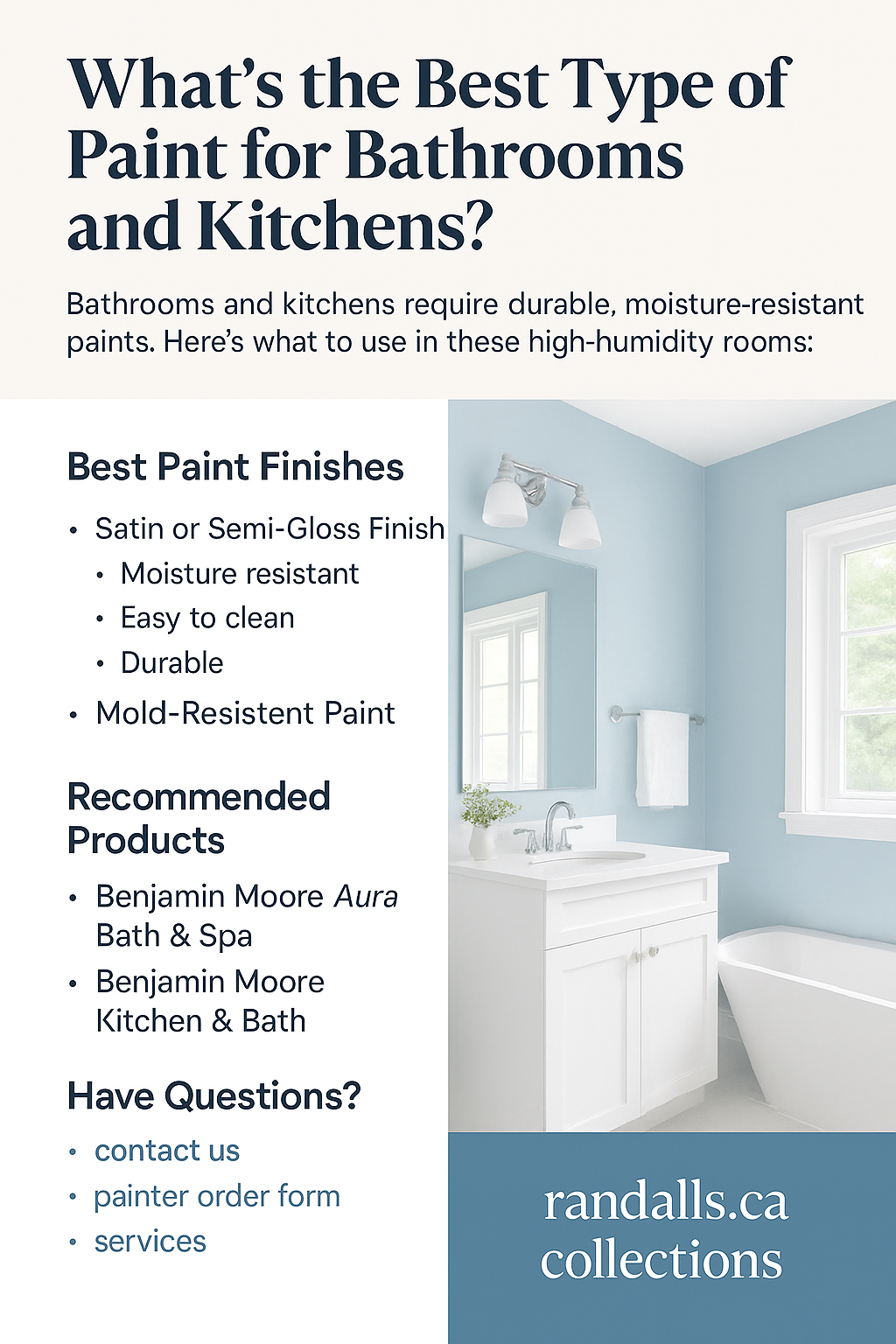 What’s the Best Type of Paint for Bathrooms and Kitchens?