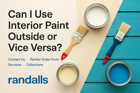 Can I Use Interior Paint Outside or Vice Versa?