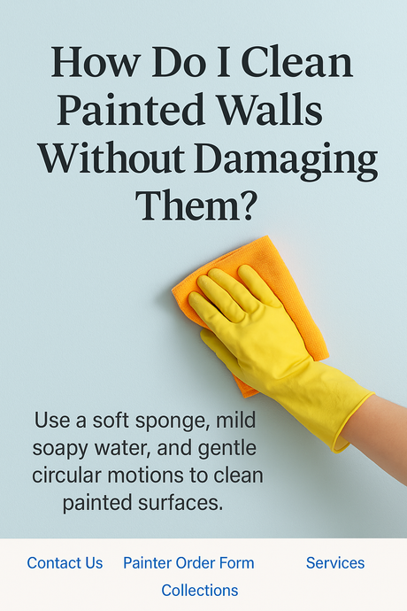How Do I Clean Painted Walls Without Damaging Them?