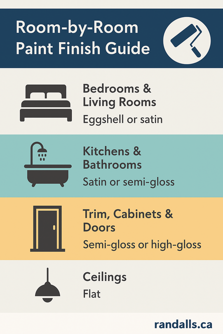 How to Choose the Right Paint Finish for Each Room