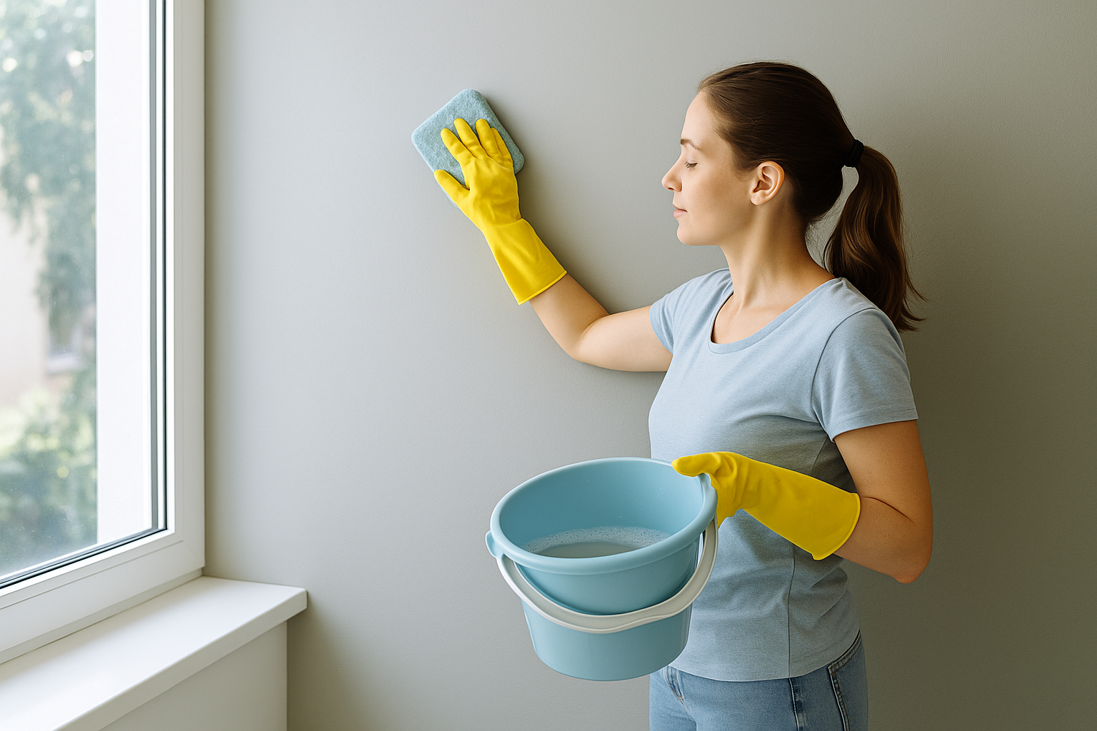 How to Clean Painted Walls Without Damaging the Finish