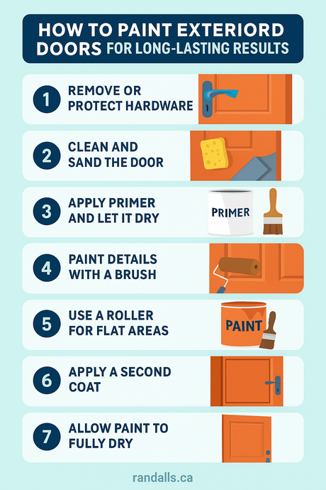How to Paint Exterior Doors for Long-Lasting Results