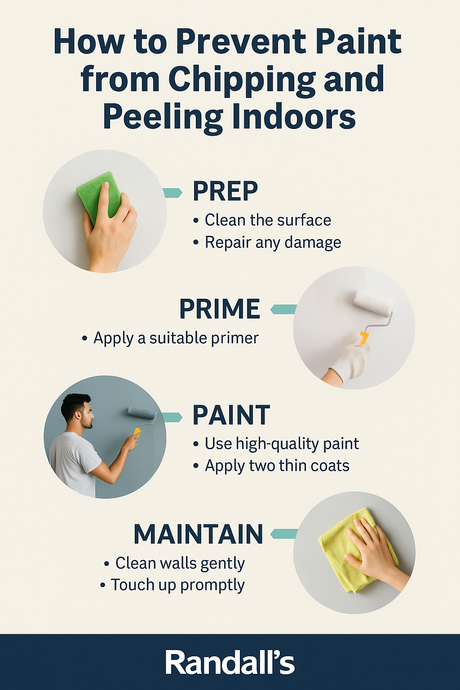 How to Prevent Paint from Chipping and Peeling Indoors