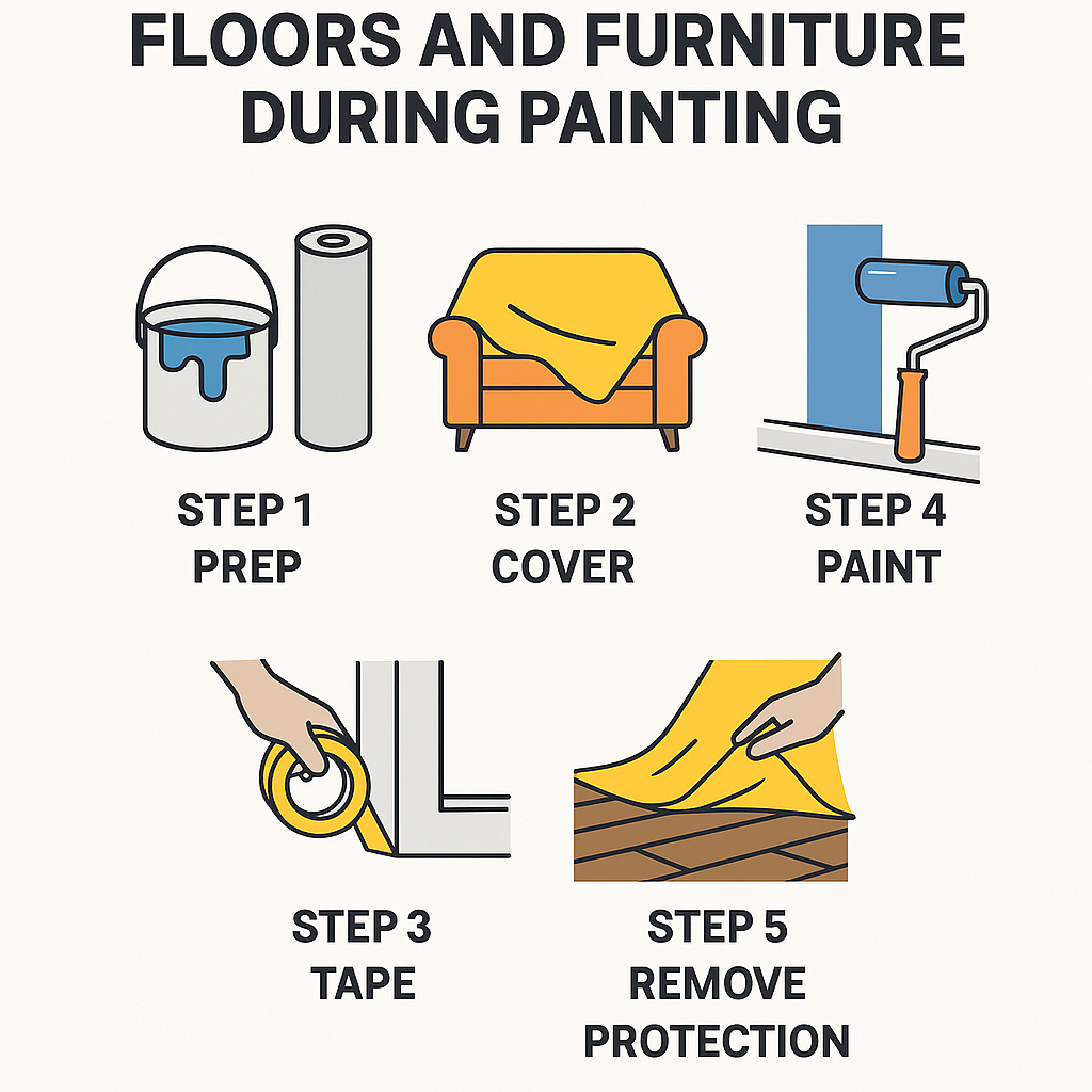 How to Protect Your Floors and Furniture During Painting