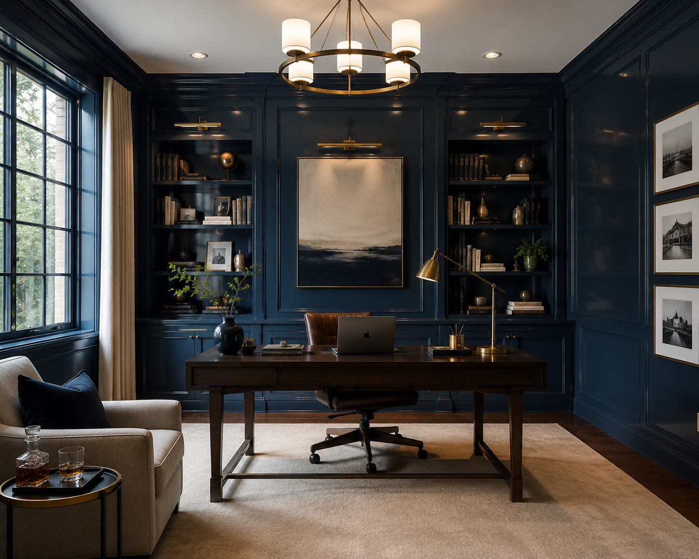 Interior paint finish