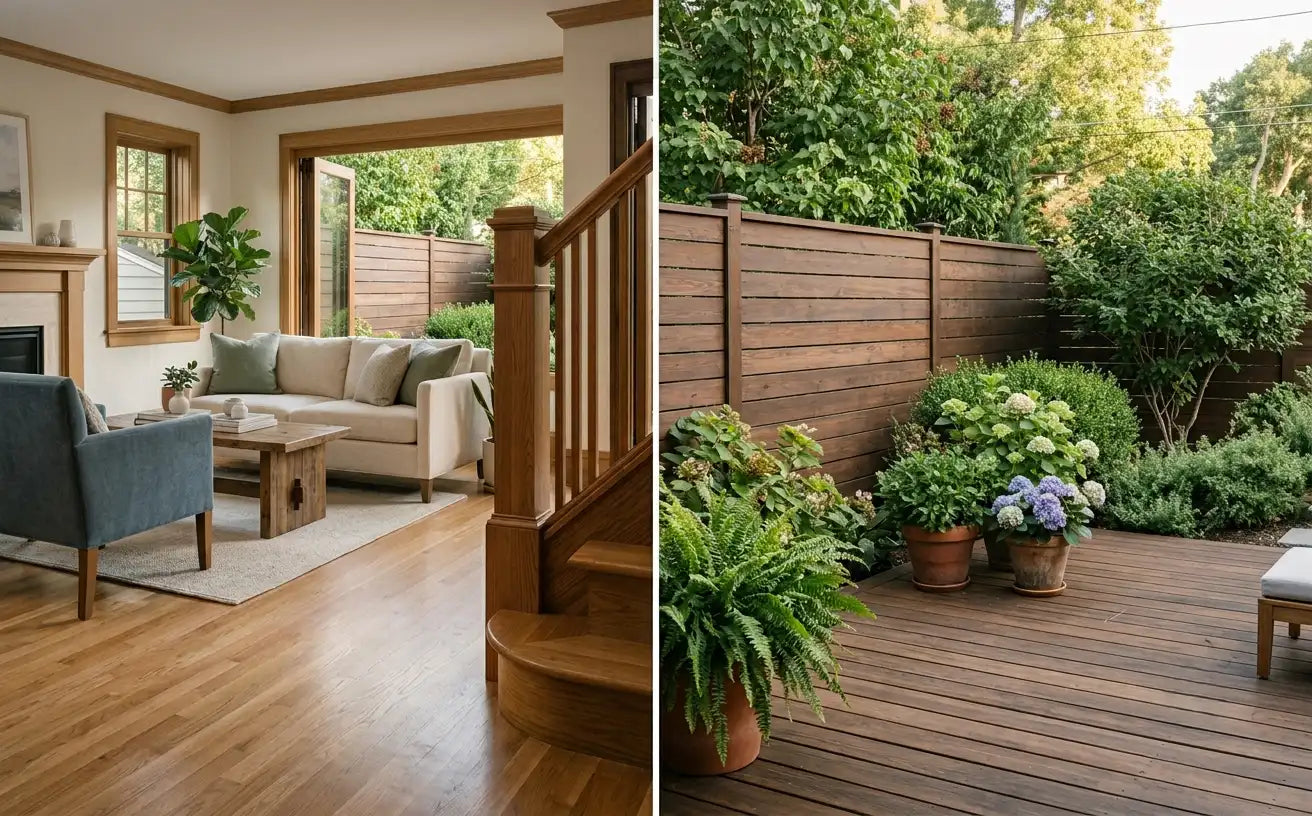What's the Difference Between Interior and Exterior Wood Stain?