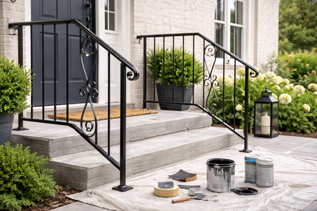 Questions Homeowners Ask About Painting Metal Railings, Doors, and Fixtures