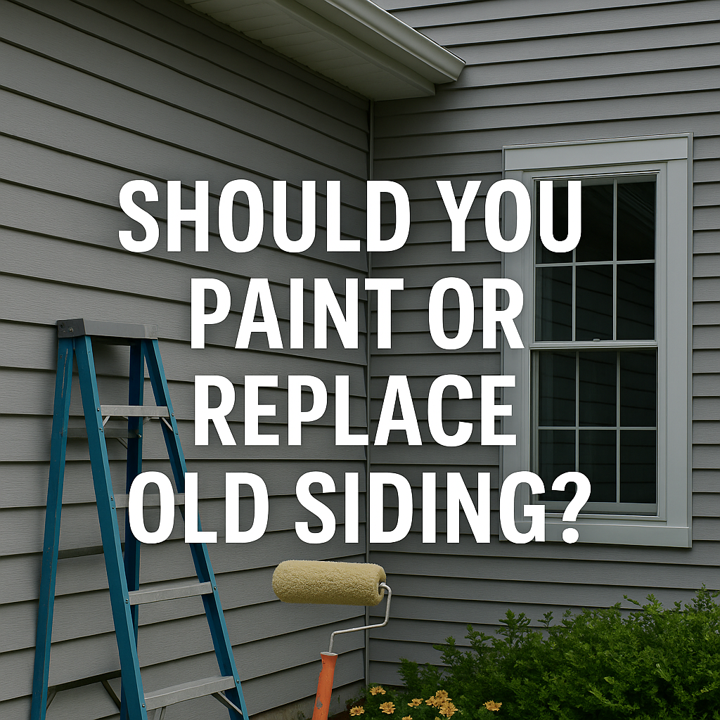 Should You Paint or Replace Old Siding?