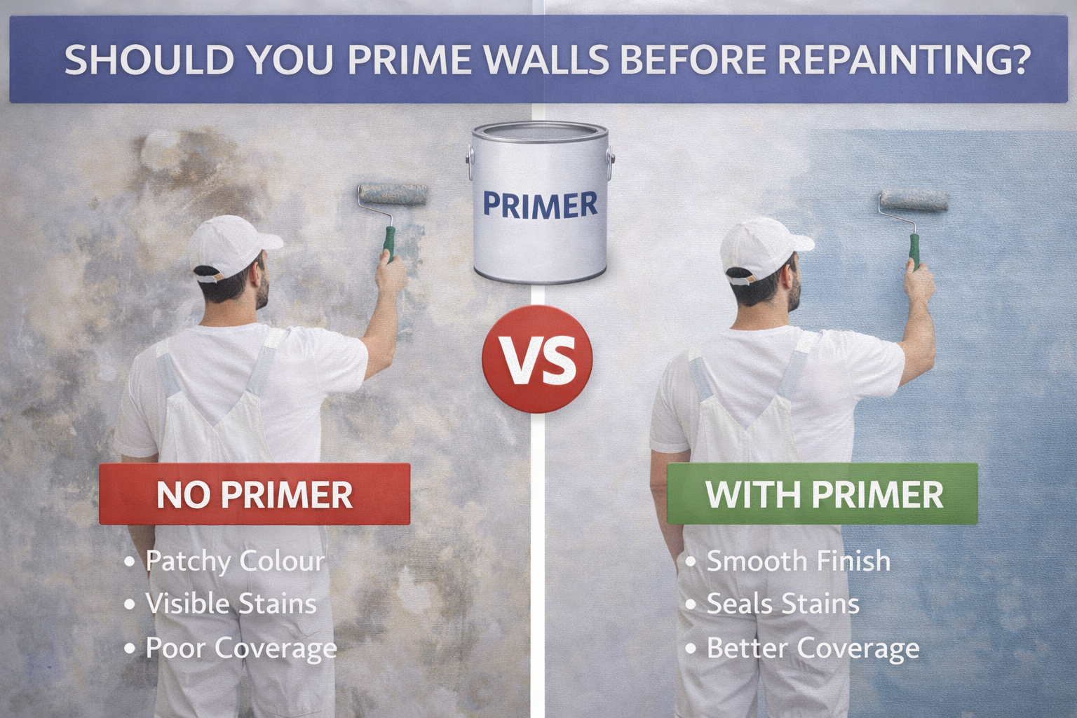 Should You Prime Walls Before Repainting?