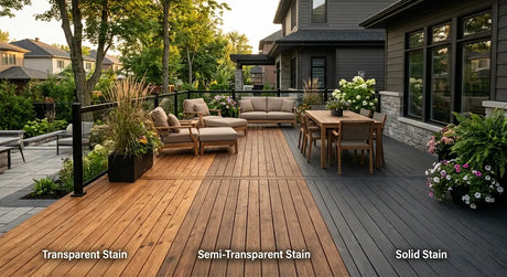 Solid, Semi-Transparent, or Transparent Stain: Which Should You Choose?