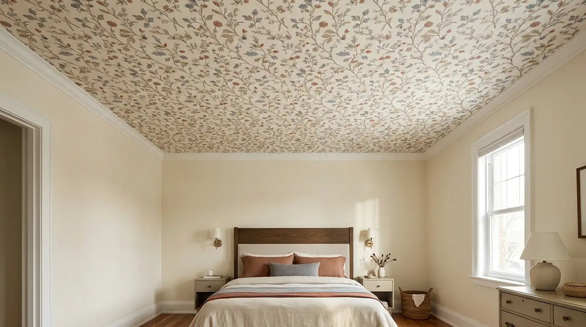 Can You Put Wallpaper on a Ceiling? What Should You Know First?