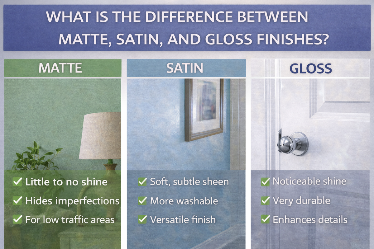 What Is the Difference Between Matte, Satin, and Gloss Finishes ...