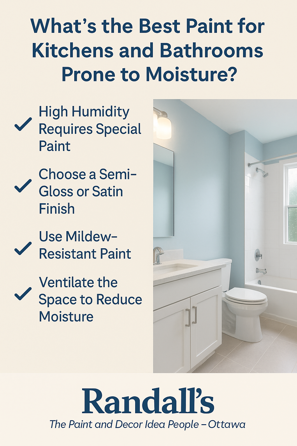 What’s the Best Paint for Kitchens and Bathrooms Prone to Moisture?