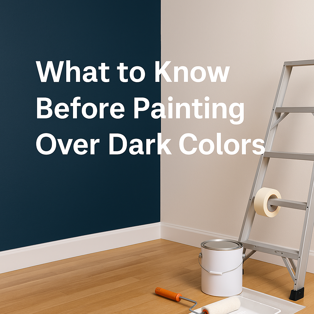 What to Know Before Painting Over Dark Colors