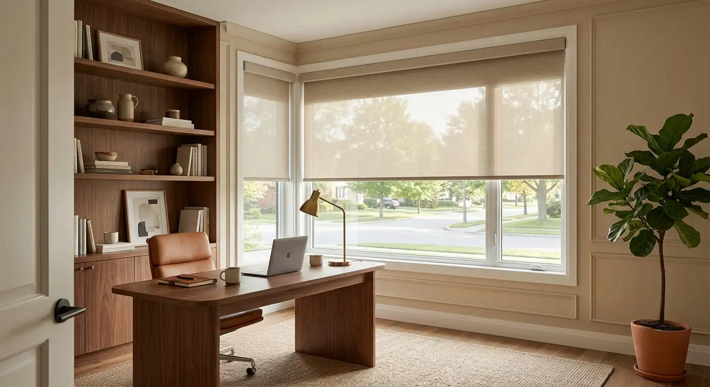 What Are the Best Window Treatments for a Home Office?