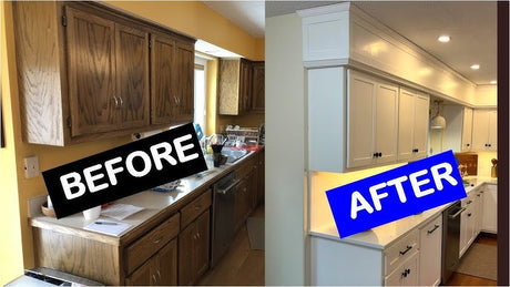 How to Repaint Old or Chipped Kitchen Cabinets Like New