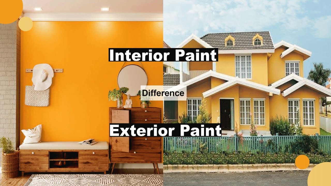What’s the Difference Between Interior and Exterior Paint?