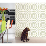 Geovine Green Geometric - Geometric Wallpaper