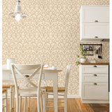 Rosie Blush Lattice - Scroll Wallpaper