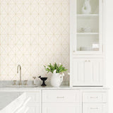 Intersection Gold Geometric - Geometric Wallpaper