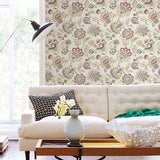 Corona Green Jacobean Wallpaper - Jacobean Wallpaper