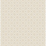 Kinetic Beige Geometric Floral - Floral Wallpaper