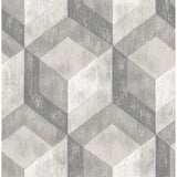 Rustic Wood Tile Ash Geometric - Geometric Wallpaper