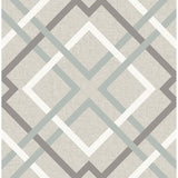 Saltire Taupe Plaid - Plaid Wallpaper